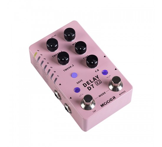 Mooer D7 Delay X2 педаль эффектов цифровой дилей
