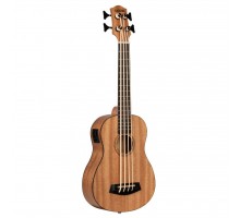 Cascha HH-2175 Укулеле бас со звукоснимателем, с чехлом, цвет натуральный