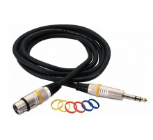 Rockcable RCL 30383 D7 F BA Кабель балансный XLR (F) - джек стерео, 3 м