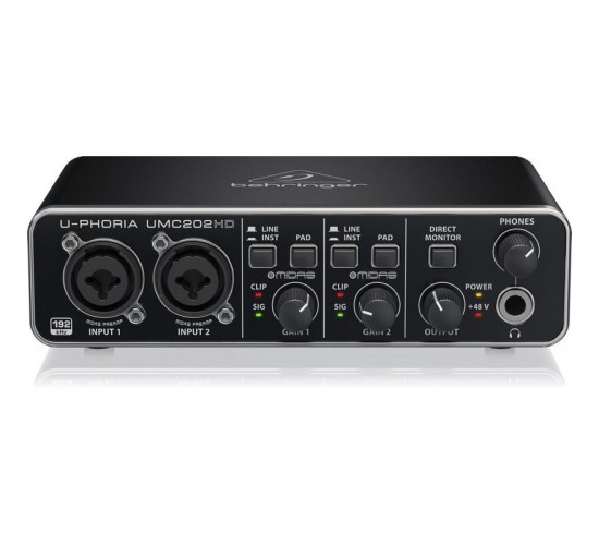 Behringer UMC202HD аудиоинтерфейс