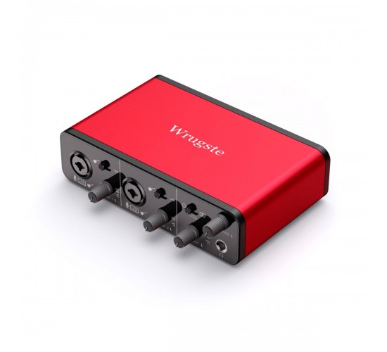 Wrugste GV-AR004 аудиоинтерфейс USB, 2 входа (комбинированные XLR/Jack)/2 выхода