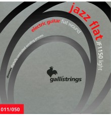 Galli JF1150 Комплект струн для электрогитары, серия jazz flat, натяжение light