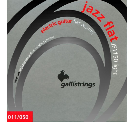 Galli JF1150 Комплект струн для электрогитары, серия jazz flat, натяжение light