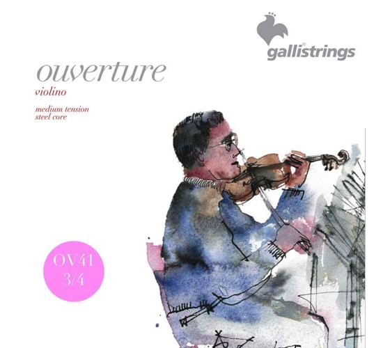 Galli OV41 струны для скрипки 3/4, серия Ouverture