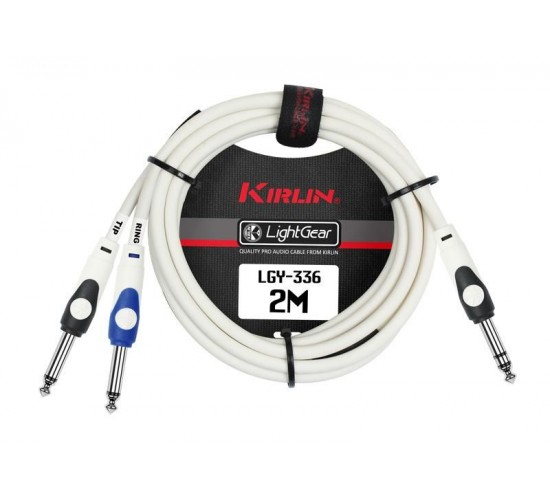 Kirlin LGY-336 2M WH кабель Y-образный 2 м