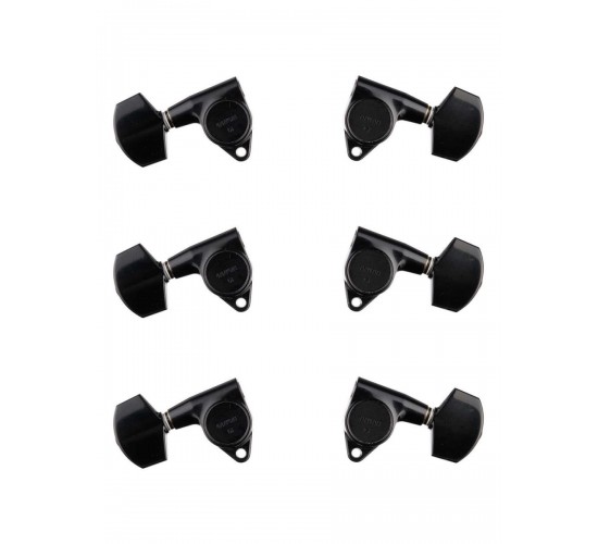 Gotoh SG301-01-B-L3+R3 Колки для гитары 3+3, черные