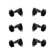 Gotoh SG301-01-B-L3+R3 Колки для гитары 3+3, черные