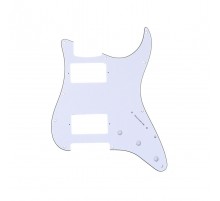 Musiclily MX1379WH Защитная накладка электрогитары Fender Stratocaster HH, 3 слоя, белая