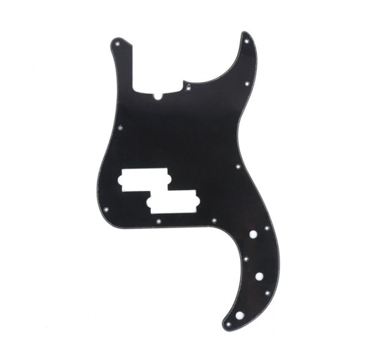 Musiclily MX1303GB Защитная накладка бас-гитары Precision Bass, 1 слой, черная глянцевая