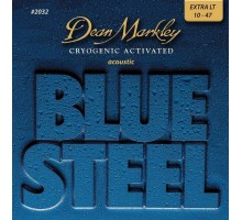 Dean Markley DM2032 Blue Steel Комплект струн для акустической гитары, латунь, 10-47