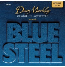 Dean Markley DM2032 Blue Steel Комплект струн для акустической гитары, латунь, 10-47