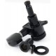 HC tuner LC721-D07 колки локовые 6 в линию, реверсные, непрофилированные, черные