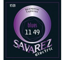 Savarez H50B Hexagonal Explosion Комплект струн для электрогитары, никелированные, 11-49