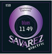 Savarez H50B Hexagonal Explosion Комплект струн для электрогитары, никелированные, 11-49