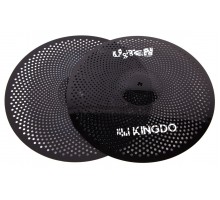 KingDo LISTEN SET 14«+16»+18«+20» BLACK комплект тарелок, специальный сплав, medium