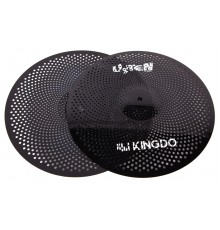 KingDo LISTEN SET 14«+16»+18«+20» BLACK комплект тарелок, специальный сплав, medium