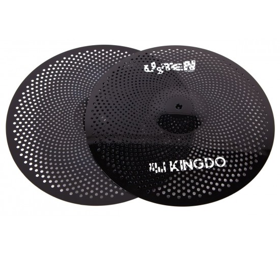 KingDo LISTEN SET 14«+16»+18«+20» BLACK комплект тарелок, специальный сплав, medium