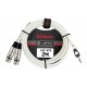 Kirlin LGY-371L 2M WH кабель Y-образный 2 м, Разъемы: 3.5 мм стерео миниджек - 2 x XLR мама