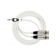 Kirlin LGY-371L 2M WH кабель Y-образный 2 м, Разъемы: 3.5 мм стерео миниджек - 2 x XLR мама