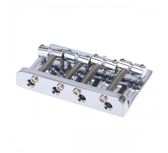 Musiclily MX1894CR Бридж для бас-гитары Precision/Jazz Bass, хром