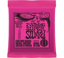 Ernie Ball 2623 струны для 7стр. эл.гитары Nickel Wound Super Slinky 7 (9-11-16-24w-32-42-52)