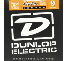 Dunlop DEN0942 Комплект струн для электрогитары, никелированные, Light, 9-42