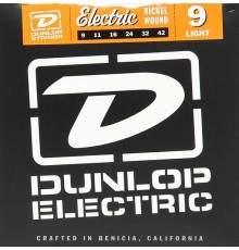Dunlop DEN0942 Комплект струн для электрогитары, никелированные, Light, 9-42