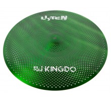 KingDo LISTEN SET 14«+16»+20" GREEN Комплект бесшумных барабанных сетчатых тарелок KingDo