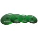 KingDo LISTEN SET 14«+16»+20" GREEN Комплект бесшумных барабанных сетчатых тарелок KingDo