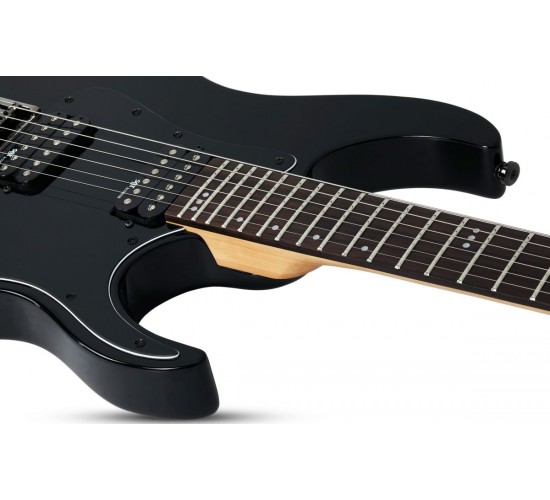 Schecter SGR BANSHEE-6 BLK электрогитара, цвет глянцевый чёрный