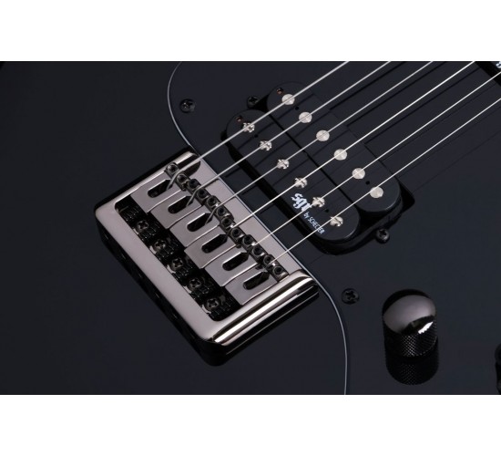 Schecter SGR BANSHEE-6 BLK электрогитара, цвет глянцевый чёрный