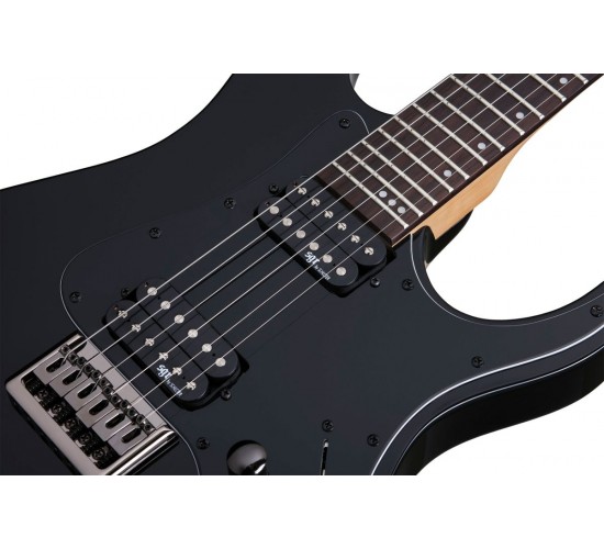 Schecter SGR BANSHEE-6 BLK электрогитара, цвет глянцевый чёрный