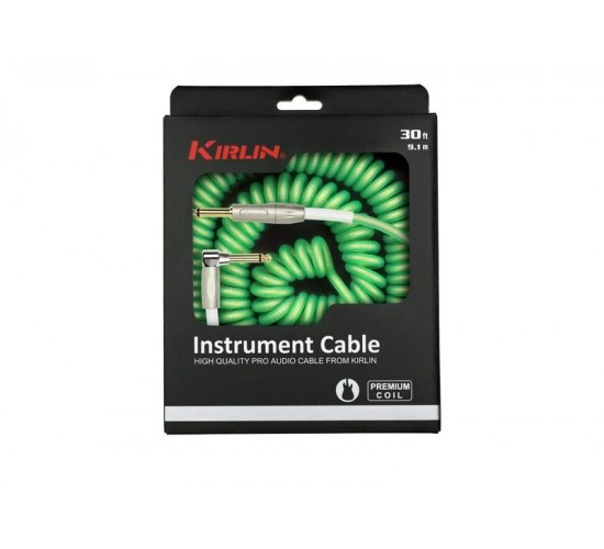 Kirlin IMK-202PFGL 9.1M GRF кабель инструментальный витой, длина 9,1м