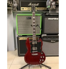 Grass Roots G-SG-55L электрогитара, цвет красный, Корея USED