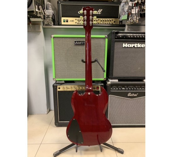 Grass Roots G-SG-55L электрогитара, цвет красный, Корея USED