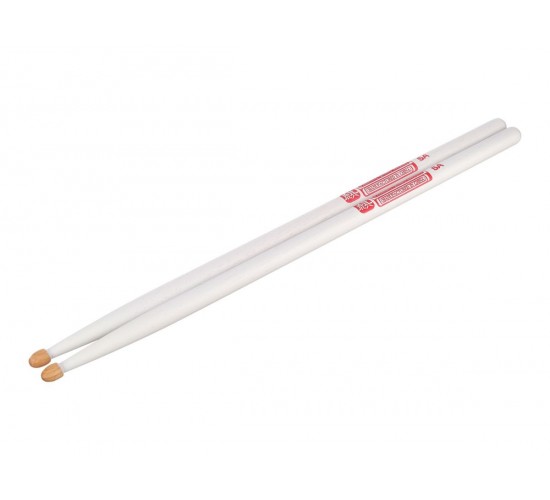 HUN 10103004 Colored Series QI 5A WHITE Барабанные палочки, орех гикори, белые