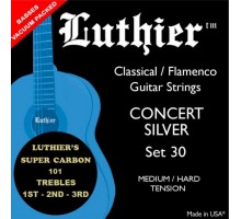 Luthier LU-30SC Комплект струн для классической гитары, средне-сильное натяжение, карбон
