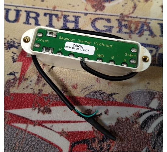 Seymour Duncan SHR-1B White Hot Rails Single-Coil звукосниматель, белый USED