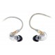 Shure SE215-CL-EFS наушники внутриканальные с одним динамическим драйвером, Clear прозрачные