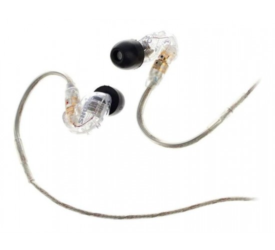 Shure SE215-CL-EFS наушники внутриканальные с одним динамическим драйвером, Clear прозрачные