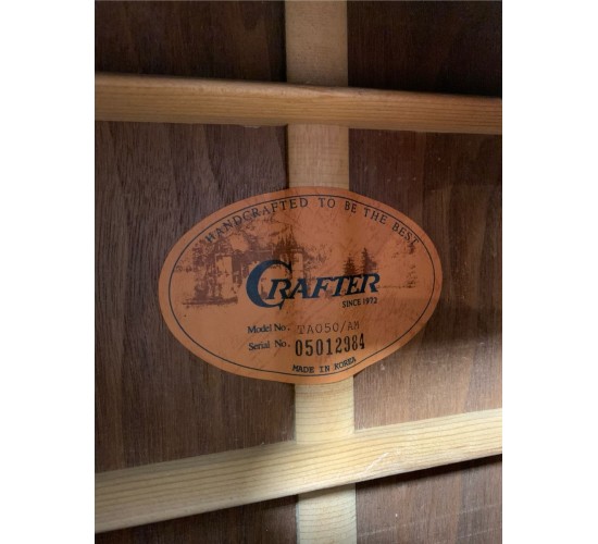 Crafter TA050/AM акустическая гитара, Корея USED