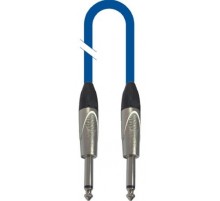 Force FGC-09/3 BL Шнур гитарный Jack1/4"(M)-Jack1/4(M), цвет синий