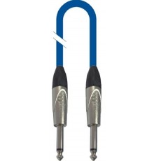 Force FGC-09/3 BL Шнур гитарный Jack1/4"(M)-Jack1/4(M), цвет синий