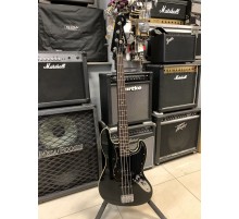 Fender Aerodyne Jazz Bass бас-гитара, цвет чёрный, Япония 2002-2004 USED