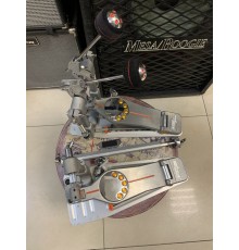 Pearl P-3002D Eliminator Demon педаль для бас барабана двойная, жесткий привод USED