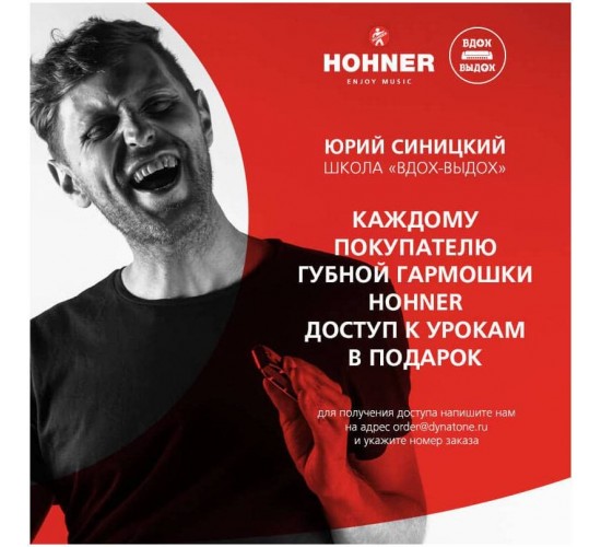 Hohner Special 20 560/20 G (M560086X) губная гармоника Richter Classic, корпус пластик