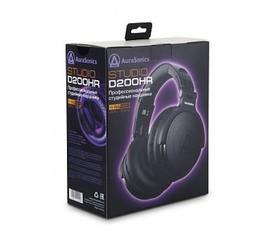 AuraSonics STUDIO D200HR наушники проводные, закрытые