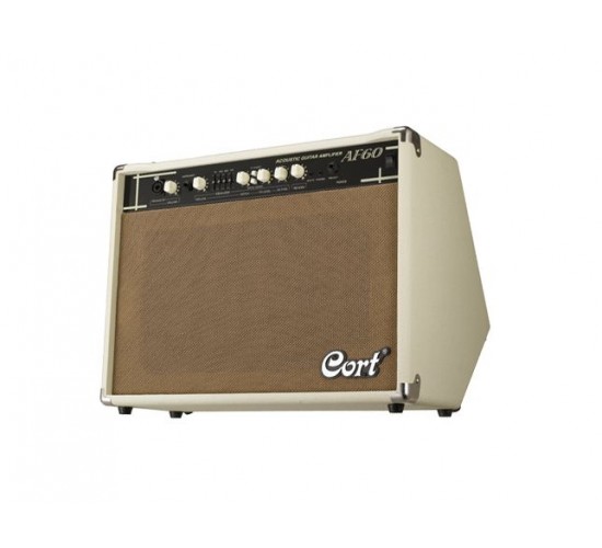 Cort AF60 комбоусилитель для акустических гитар 60 ватт, 2х8"