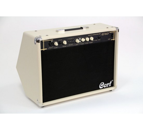 Cort AF60 комбоусилитель для акустических гитар 60 ватт, 2х8"