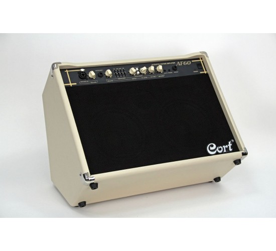 Cort AF60 комбоусилитель для акустических гитар 60 ватт, 2х8"